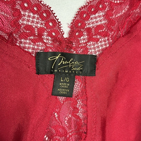 Thalia Sodi Lace-Trimmed V-Back Chemise - Picture 5 of 6